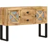 vidaXL Buffet 110x30x74 cm Bois de manguier brut