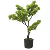 vidaXL Bonsaï de pin artificiel avec pot 60 cm Vert