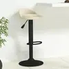 vidaXL Vidaxl Tabouret De Bar Crème Velours