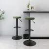 vidaXL Tabourets de bar lot de 2 vert foncé velours