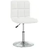 Tabouret de bar Blanc Similicuir vidaXL