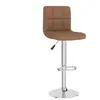 vidaXL Tabouret de bar Marron Tissu