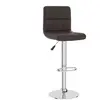 vidaXL Vidaxl Tabouret De Bar Marron Similicuir