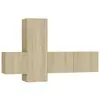 Vidaxl - Ensemble de meubles tv 3 pcs Chêne sonoma Bois d'ingénierie