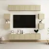 vidaXL Ensemble de meubles TV 10 pcs Chêne sonoma Bois d'ingénierie
