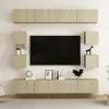 vidaXL Ensemble de meubles TV 8 pcs Chêne sonoma Bois d'ingénierie