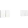 vidaXL Vidaxl Meubles Tv 4 Pcs Blanc 30,5x30x60 Cm Bois D'ingénierie