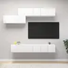 vidaXL Ensemble de meuble TV 7 pcs Blanc Aggloméré