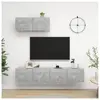 Vidaxl - Meubles tv 3 pcs Gris béton Aggloméré Concrete grey