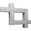 vidaXL Vidaxl Ensemble De Meubles Tv 10 Pcs Gris Béton Bois D'ingénierie