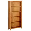 vidaXL Bibliothèque à 5 étagères 70x22x140 cm Bois de chêne massif