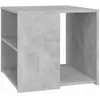 vidaXL Table d'appoint Gris béton 50x50x45 cm Aggloméré