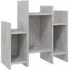 vidaXL Armoire latérale Gris béton 60x26x60 cm Aggloméré