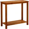vidaXL Table console de jardin 80x35x75 cm Bois d'acacia solide