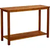 vidaXL Table console de jardin 110x40x75 cm Bois d'acacia solide