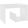 vidaXL Table d'appoint Blanc 59x36x38 cm Aggloméré