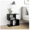 vidaXL Tables de chevet 2 pcs Noir 50x30x51,5 cm Aggloméré