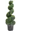 vidaXL Plante de buis artificiel en spirale avec pot Vert 100 cm