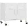 vidaXL Armoire de rangement Blanc 60x35x56 cm Acier
