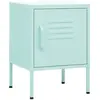 vidaXL Table de chevet Vert menthe 35x35x51 cm Acier