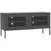 vidaXL Meuble TV Anthracite 105x35x50 cm Acier