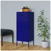 vidaXL Armoire de rangement Bleu marine 42,5x35x101,5 cm Acier