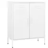 vidaXL Armoire de rangement Blanc 80x35x101,5 cm Acier