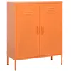 vidaXL Armoire de rangement Orange 80x35x101,5 cm Acier