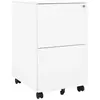 vidaXL Classeur mobile Blanc 39x45x67 cm Acier