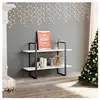 vidaXL Bibliothèque à 2 niveaux blanc 100x30x70 cm bois d'ingénierie