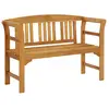 vidaXL Banc de jardin 114 cm bois d'acacia solide
