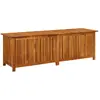 vidaXL Boîte de rangement de jardin 175x50x58 cm Bois d'acacia solide