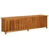 vidaXL Boîte de rangement de jardin 200x50x58 cm Bois d'acacia solide