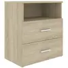 vidaXL Table de chevet Chêne sonoma 50x32x60 cm