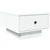 vidaXL Table basse Blanc 90x60x31 cm Aggloméré