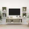 vidaXL Ensemble de meuble TV 5 pcs Chêne sonoma Aggloméré