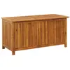 vidaXL Boîte de rangement de jardin 113x50x58 cm Bois d'acacia solide