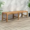 vidaXL Banc de jardin 150 cm bois de teck massif
