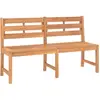 vidaXL Banc de jardin 150 cm bois de teck massif