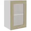 vidaXL Armoire en verre suspendue Chêne sonoma Bois d'ingénierie 802508