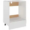 vidaXL Armoire à four "Riga" Blanc 60x46x81,5 cm Bois d’ingénierie