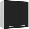 vidaXL Armoire suspendue Noir 60x31x60 cm Aggloméré