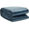 vidaXL Film solaire de piscine flottant PE 800x500 cm Noir et bleu