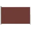 vidaXL Auvent latéral rétractable de patio 180x300 cm Marron