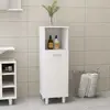 vidaXL Armoire de salle de bain Blanc 30x30x95 cm Aggloméré