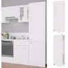 vidaXL Armoire de réfrigérateur Blanc 60x57x207 cm Aggloméré