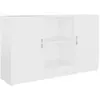 vidaXL Buffet Blanc 120x30,5x70 cm Aggloméré