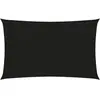 vidaXL Voile d'ombrage 160 g/m² Noir 2,5x4,5 m PEHD