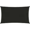 vidaXL Voile d'ombrage 160 g/m² Noir 2,5x5 m PEHD