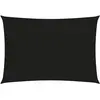 vidaXL Voile d'ombrage 160 g/m² Noir 3x4,5 m PEHD